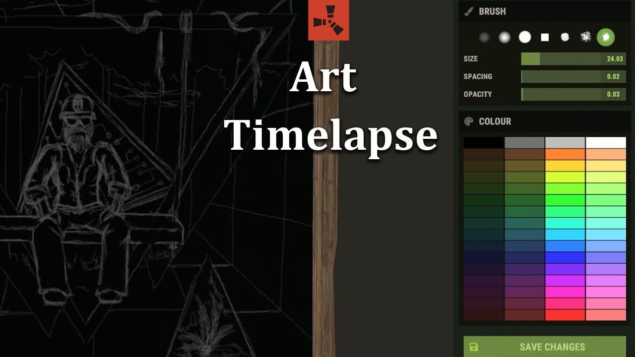 Rust Art Timelapse - DaVinci's Birthday Gift - YouTube