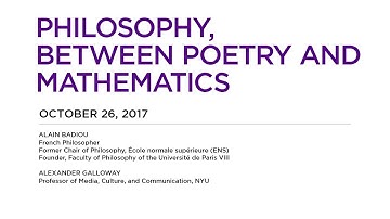 Philosophy, Between Poetry and Mathematics