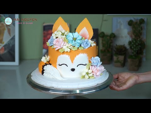 Video Bánh Kem Tạo Hình Con Cáo Cách Điệu Đơn Giản Ngộ... - youtube