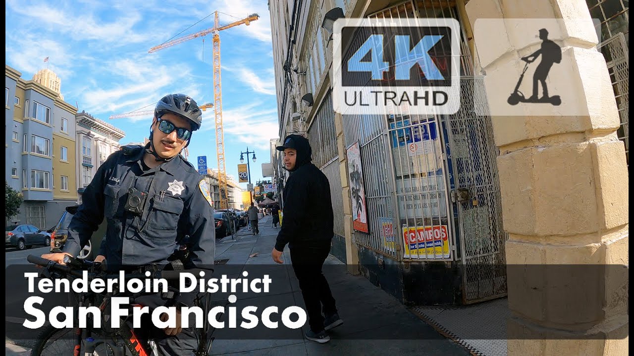 San Francisco 🇺🇸 Tenderloin District Cops & Zombies 4K UHD