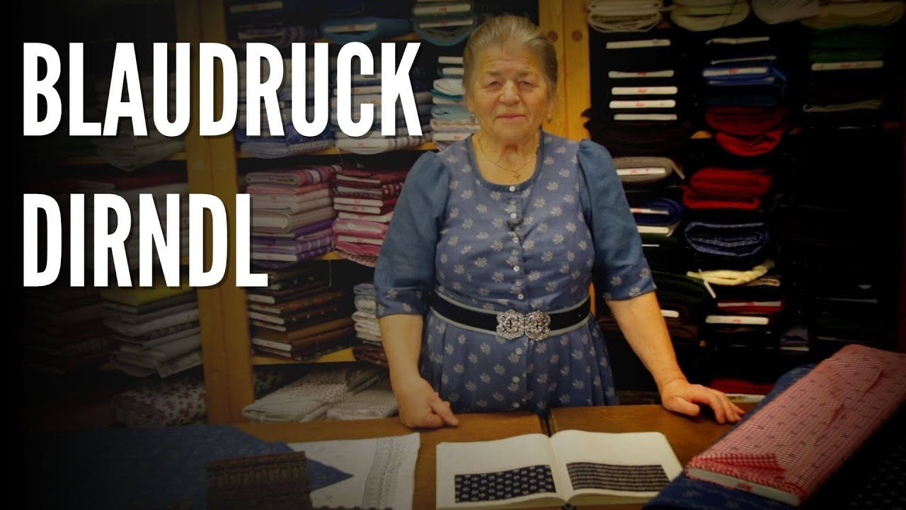 Das Blaudruck Dirndl