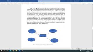 COM421 - IMAGE PROCESSING - PARVANEH SHAMS - OPTICAL CHARACTER RECOGNITION TEXT TO SPEECH