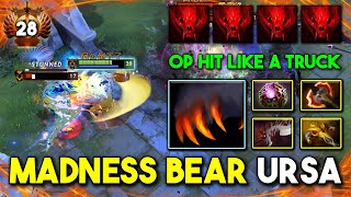 MADNESS HARD CARRY Beast Ursa 1st Item Battle Fury Cleave Fast Farm Speed OP Hit Like A Truck DotA2