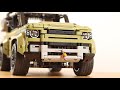 Lego land rover defender 42110 speed build unboxing  review best ever lego technic set