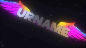FREE INTRO TEMPLATE #2 [ONLY BLENDER] WINGS AND RAINBOW 2016 LEGENDARY