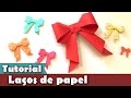 Como fazer Laço de Origami | Enfeite | Tutorial | PAP