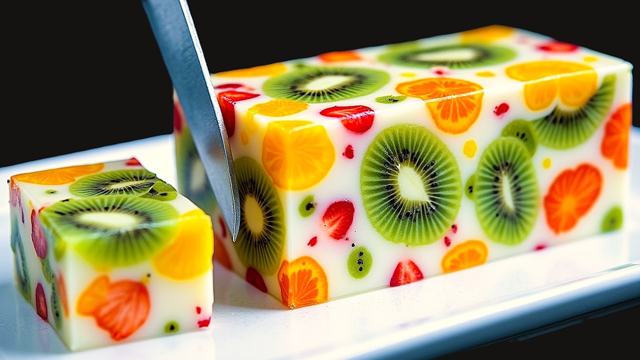 Nur Milch und Obst! Leckeres und gesundes Dessert ohne Backen in 5 Minuten!