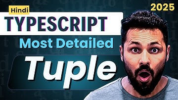 TypeScript Hindi Tutorial #12 Tuple Data Type