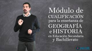 Módulo para la enseñanza de geografía e historia - UNIR