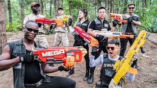 LTT Game Nerf War : Warriors SEAL X Nerf Guns Fight Crime Group Mr Close Crazy Rescue Team Members