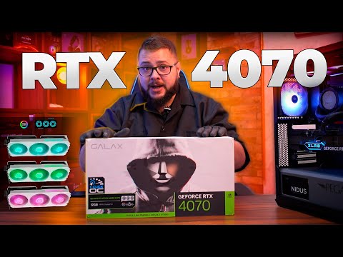 Instalando a Poderosa Galax RTX 4070 12GB EX Gamer White com RGB (Vai ter PC GAMER Full White)