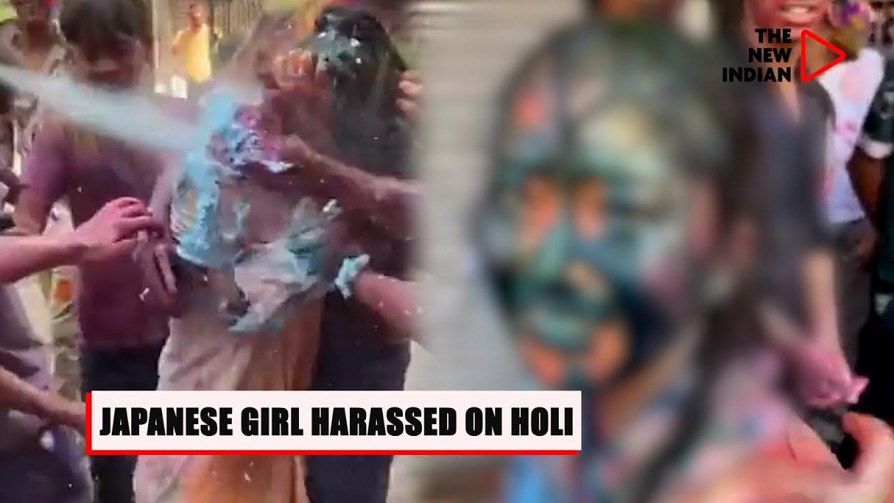 Japanese women india holi