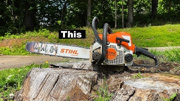 STIHL MS170 Bar and Chain UPGRADE!!