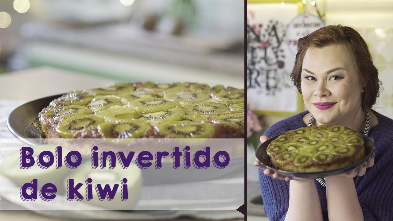 Bolo invertido de Kiwi - DIA DO AMIGO