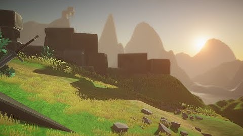 Level design Unity stylized low poly 2.5D
