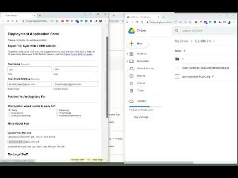 File Transfer From Gravity Forms to Gdrive via Zapier