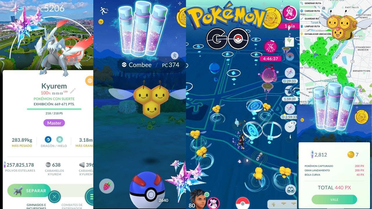 📌🧪 Ayuda con cebos en el mejor Nido de Combee | Consigue Millones de Polvos en 1 día Pokémon GO