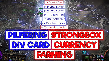 PILFERING CONTAINMENT STRONGBOX FOR DIVINATION CARD AND CURRENCY FARMING - POE 3.27 KEEPERS