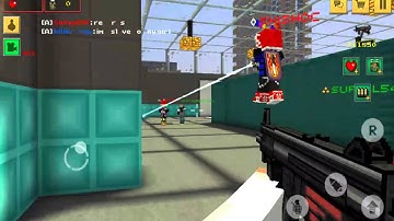 [Block Force - Pixel Style Gun Shooter Game] Playing animated minecraft