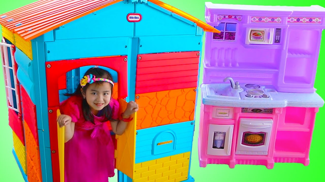 Casita de juguete para niñas y niños