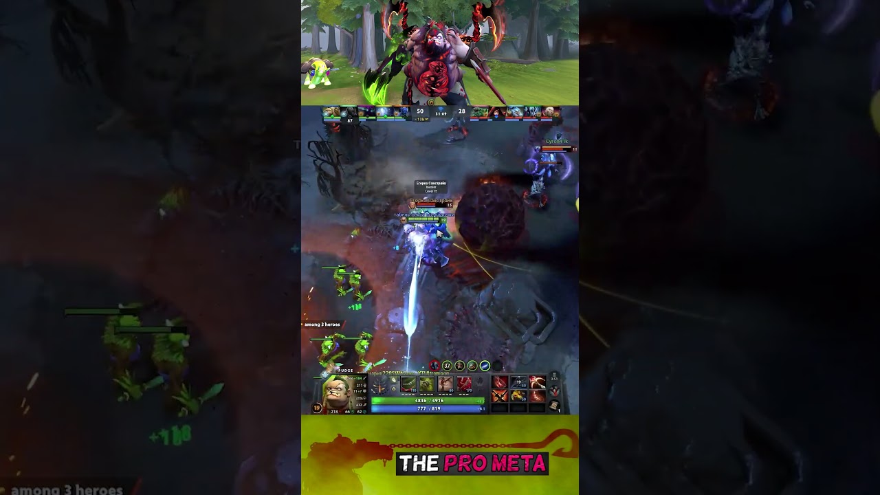 Pudge Rampage: One Hook, One Kill, Five Times!🔥🔥