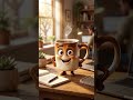 ☕ I'm not just a mug-I'm your morning companion!#coffee #coffeelover #shorts #viralreels
