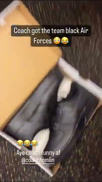 Steelers have black air force energy 😂 (via @najee_harris) #shorts #nfl