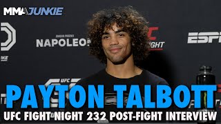 Payton Talbott Asks Opponent to Unblock Him on Instagram After Submission Win | UFC Fight Night 232