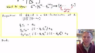 Unnormalized simultaneous iteration - Why does it converge to the eigenvectors