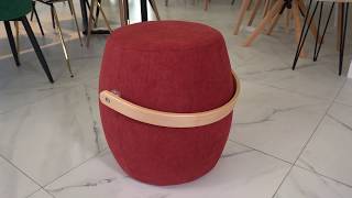 Пуф Koopman Wood красный