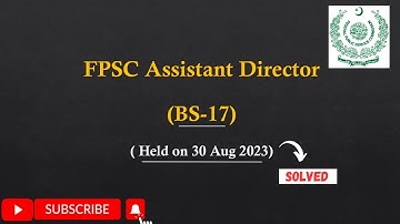 FPSC | Assistant Director | BS 17 | LGRD | Today