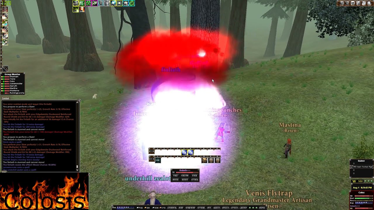 DAOC Phoenix Risen Colosis Old Frontiers Ownage and current bm solo