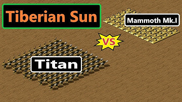 Titan vs Mammoth Mk.1 - Tiberian Sun