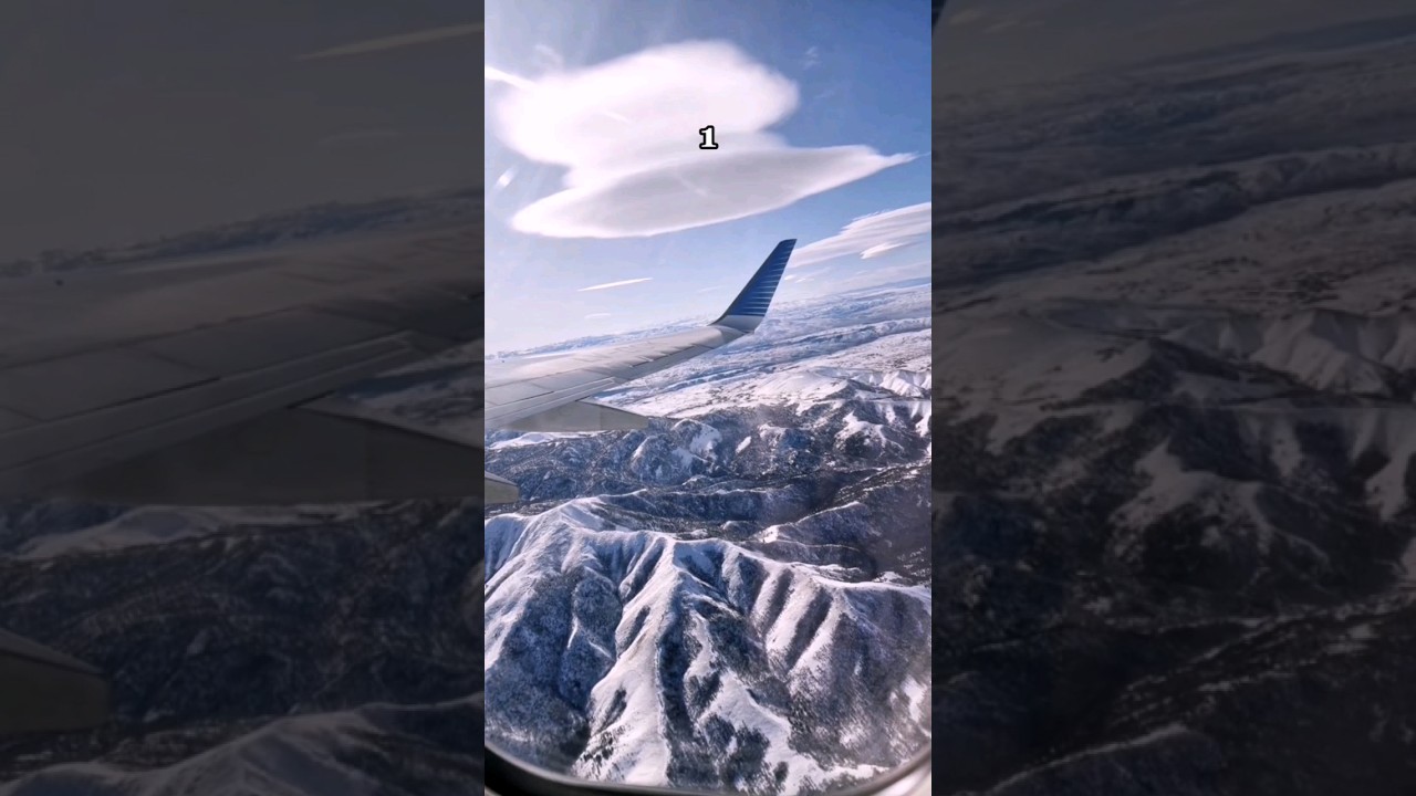 Choose your plane window view❓✈️🌌 