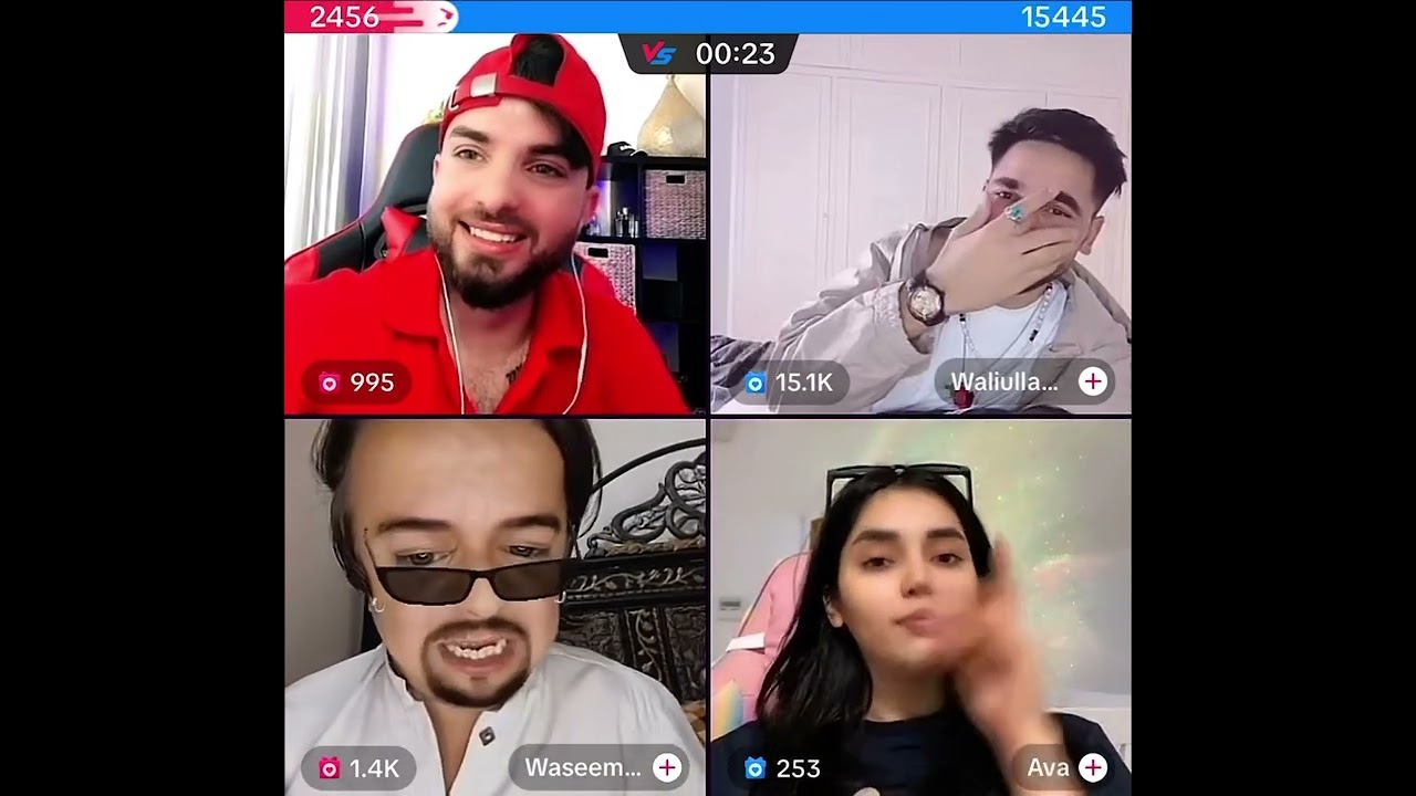 Jarry waseem and Waliullah new funny live video 2023