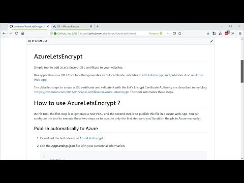 Azure LetsEncrypt