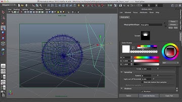 Lighting the scene - Procedural Texturing in Maya and V-Ray