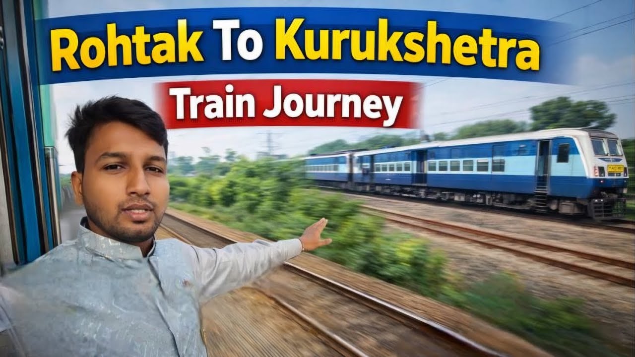 Ekta Express | Rohtak to Kurukshetra Morning Train Journey | Scenic Vlog 🚉