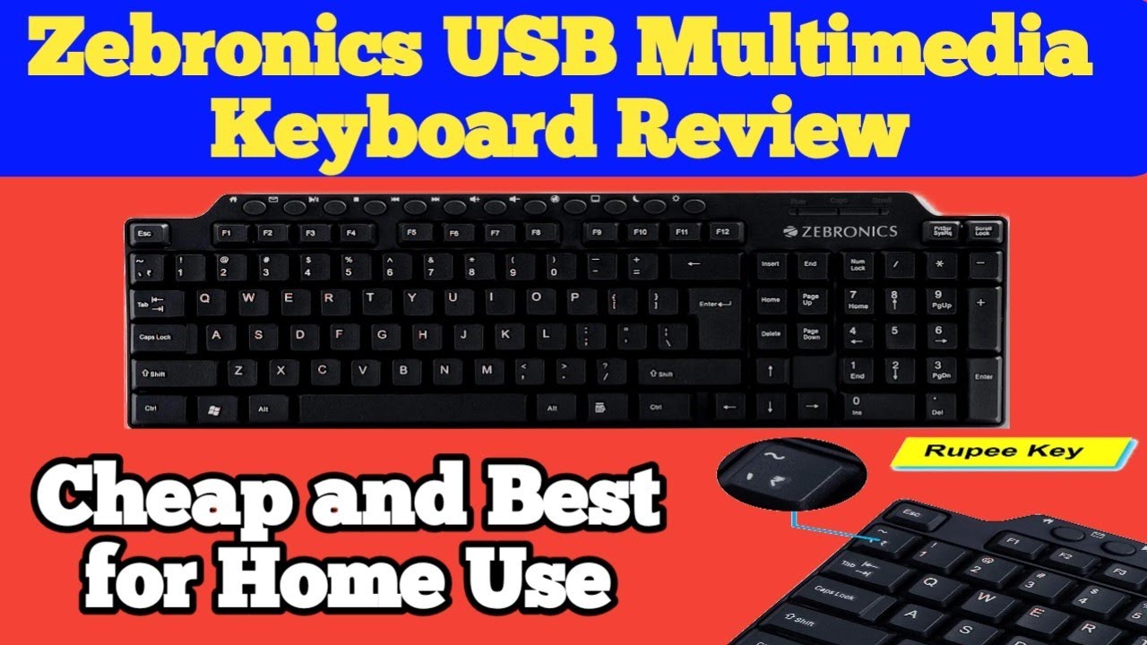 Zebronics KM2100 USB Multimedia Keyboard Review । Best USB keyboard for home । Shopping Advice