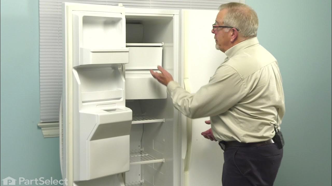 Whirlpool Refrigerator Repair How to Replace the Ice Bin (Whirlpool