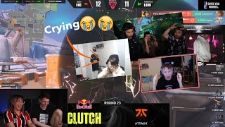 Boaster & Yinsu react Streamers get shock Alfajer Cluch and FNATIC goin VCT Champions🔥🔥