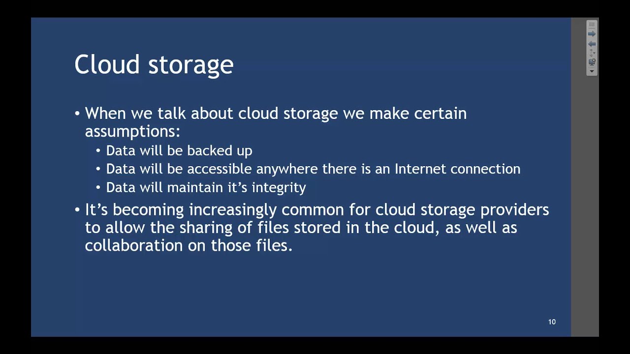 The Cloud and Cloud Storage Part 3 - YouTube