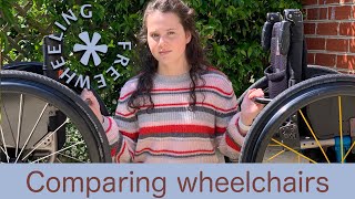 Wheelchair comparison  how little changes make a HUGE difference!