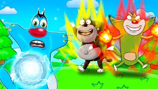 Roblox Roblox Oggy Pretended Biggest Noob In Front Of Jack And Bob In Elemental Power Tycoon