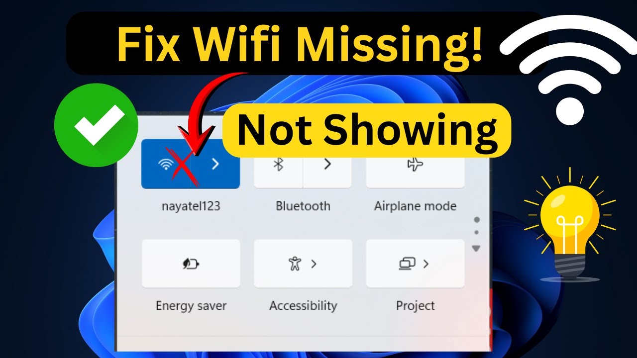 How to Fix WiFi Missing Problem in Windows 10/11