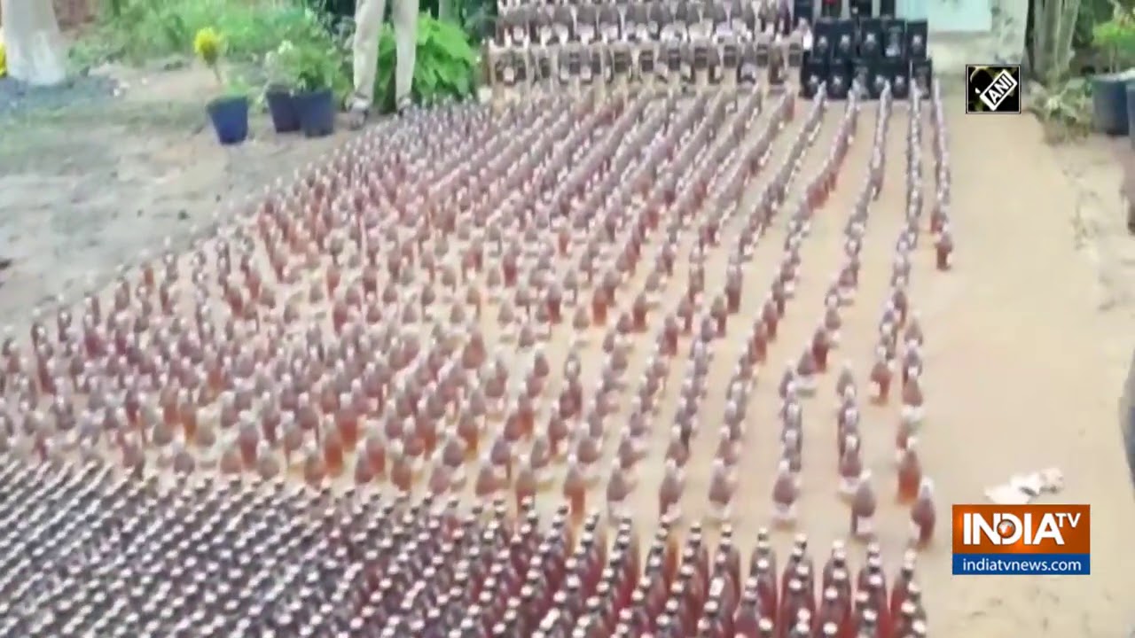 4275 liquor bottles seized during vehicle checking in Andhra Pradesh, 1 held