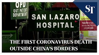The first coronavirus death outside China's borders
