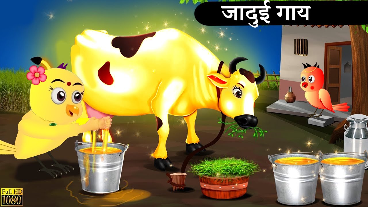 चिड़िया और जादुई गाय | chidiya ki kahani | chidiya wala cartoon | rano | tuni chidiya cartoon
