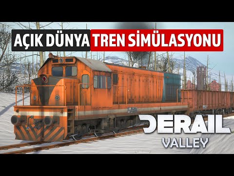 Vagon Raydan Çıktı! Derail Valley - Açık Dünya Tren Simülasyonu #1