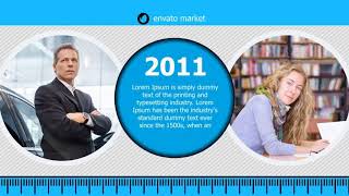 Corporate Circle Timeline | After Effects template